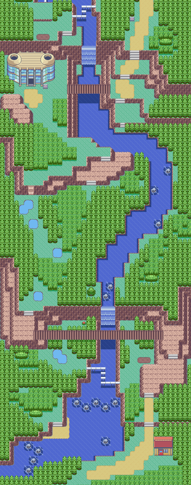 Route 119 Feebas map